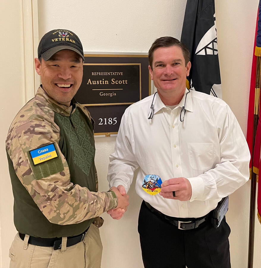 Mark J. Lindquist lobbying members of Congress for Ukraine - Congressman Austin Scott